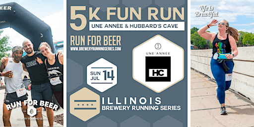 Immagine principale di 5k Beer Run x Une Année/Hubbard's Cave | 2024 IL Brewery Running Series 