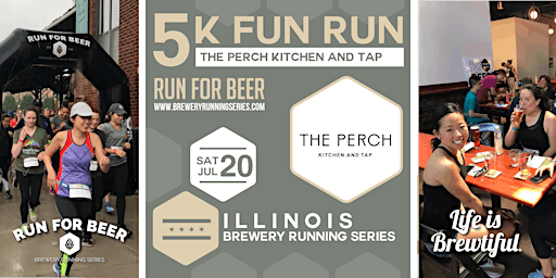 Hauptbild für 5k Beer Run x The Perch | 2024 Illinois Brewery Running Series