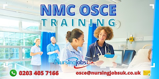 Primaire afbeelding van NMC OSCE (Objective Structured Clinical Examination) June 2024 Training