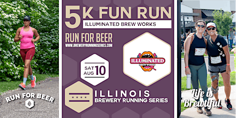 5k Beer Run x Illuminated Brew Works | 2024 Illinois Brewery Running Series