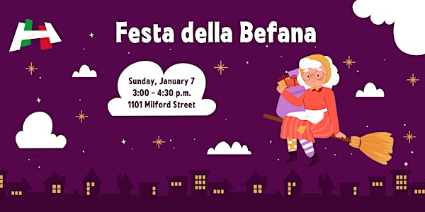 Festa della Befana 2024 Tickets, Sun, Jan 7, 2024 at 3:00 PM