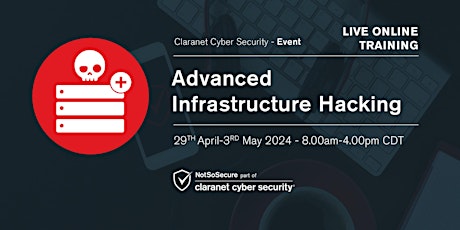 Advanced Infrastructure Hacking - Live Online Training