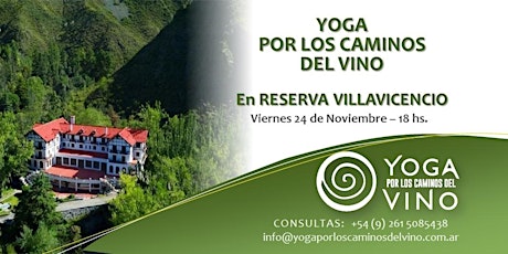 Yoga por los Caminos del Vino en Reserva Natural Villavicencio  primärbild