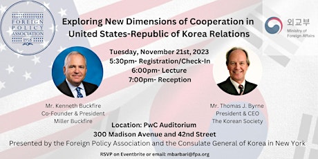 Primaire afbeelding van Exploring New Dimensions of Cooperation in U.S.-ROK Relations