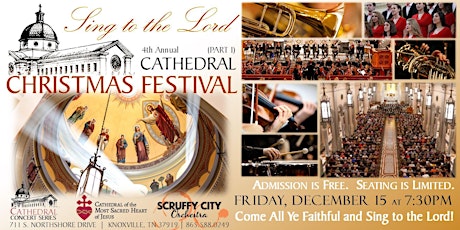 Cathedral Christmas Festival (PART I) Featuring Scruffy City Orchestra primary image