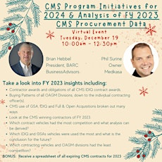 Hauptbild für CMS Program Initiatives for 2024 & Analysis of FY 2023 CMS Procurement Data