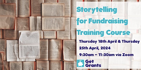 Storytelling for Fundraising Training Course primary image