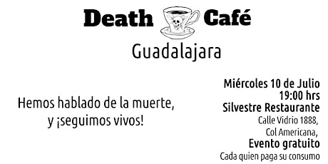 Imagen principal de Death Cafe Guadalajara - Julio 2019