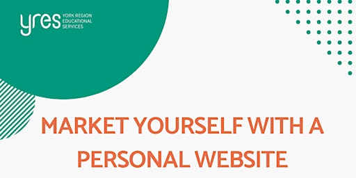 Imagem principal do evento Market Yourself With a Personal Website