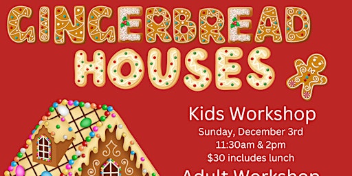 Gingerbread House KIDS Workshop- SOLD OUT primary image