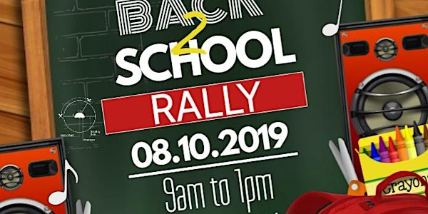 11th Annual Citywide Back to School Rally VENDOR Registration ONLY: Sponsored by NCC