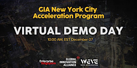 Primaire afbeelding van Virtual Demo Day: A GIA Program powered by WEVE Acceleration