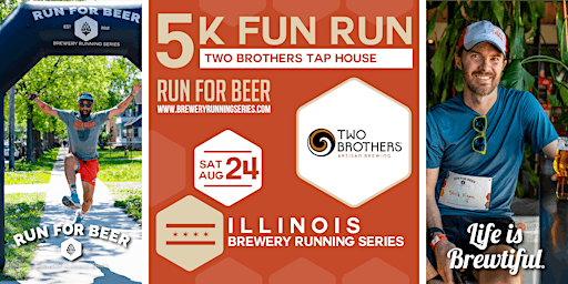 Immagine principale di 5k Beer Run x Two Brothers Tap House| 2024 Illinois Brewery Running Series 