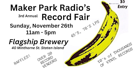 Hauptbild für Record Fair at Flagship Brewery