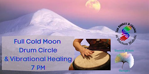Primaire afbeelding van Cold Full Moon Vibrational Healing Circle