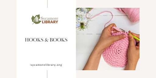 Imagem principal do evento Hooks & Books Crochet Circle