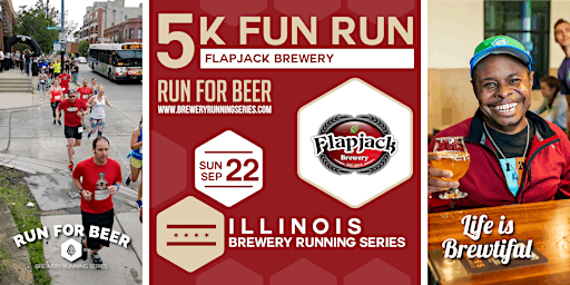 Primaire afbeelding van 5k Beer Run x Flapjack Brewery | 2024 Illinois Brewery Running Series