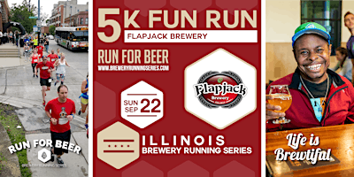 Imagen principal de 5k Beer Run x Flapjack Brewery | 2024 Illinois Brewery Running Series