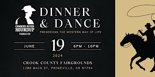Image principale de Crooked River Roundup Foundation 2024 Dinner and Dance