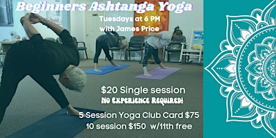 Beginners Ashtanga Yoga Class primary image