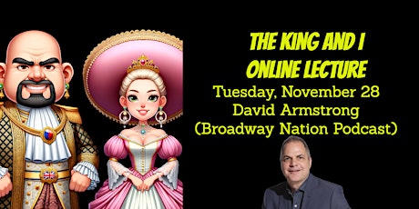Image principale de November Guest Lecture Series from the Broadway Maven