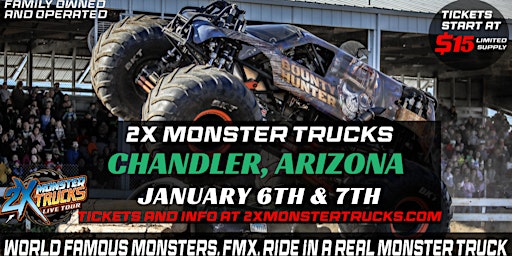 2X Monster Trucks Live Chandler, AZ - Sunday, January 7th primary image