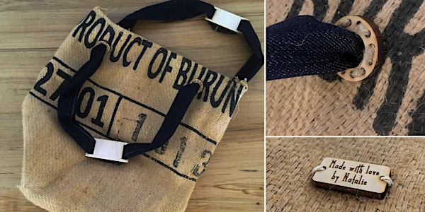 Upcycled Burlap Coffee Bag Tote Workshop!
