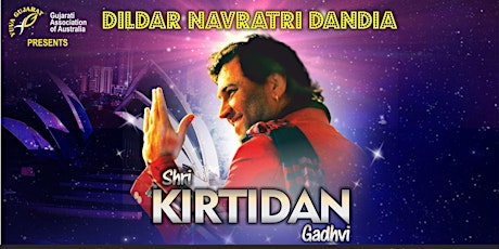 Dildar Navratri Dandia by Kirtidan Gadhvi in Sydney primary image