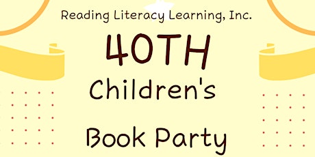 VOLUNTEERING EVENT - 40th Children's Book Party, April 27 at Balboa Park primary image