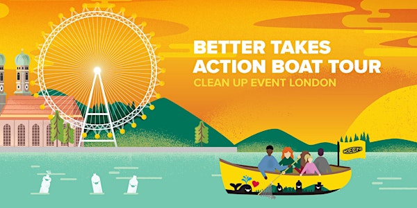 Better Takes Action Boat Tour - Clean Up Event London