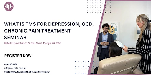 Imagen principal de What is TMS for Depression, OCD, Chronic Pain Treatment Seminar