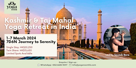 Kashmir & Taj Mahal  Yoga Retreat in India primary image