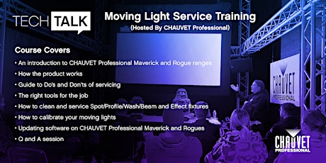 Primaire afbeelding van CHAUVET Professional Moving Light Service Training