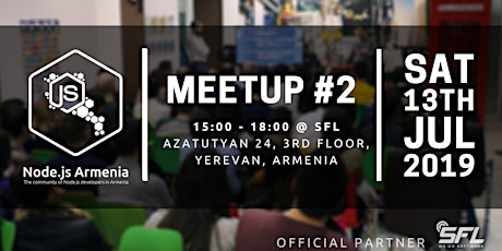 Node.js Armenia Meetup #2 primary image