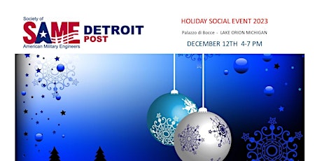 SAME DETROIT - HOLIDAY SOCIAL 2023 primary image