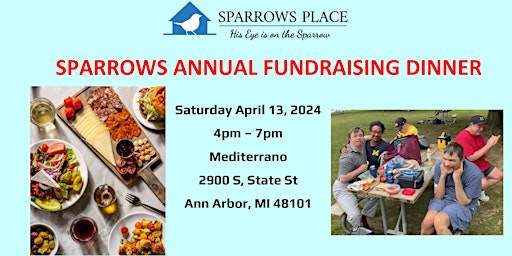 Primaire afbeelding van His Eye Is on the Sparrow Mediterrano fundraiser.