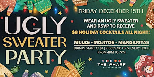 Ugly Sweater Party at The Wharf FTL's Riverfront Holiday Village primary image