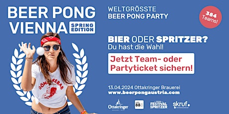 Beer Pong Vienna 2024 Spring Edition  primärbild