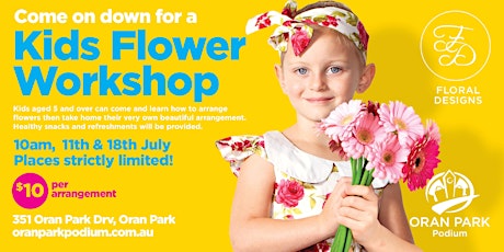 Kids Flower Making Workshop primary image
