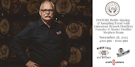 FREE In-store Bottle Signing and Sampling with Limestone Branch Distillery primary image