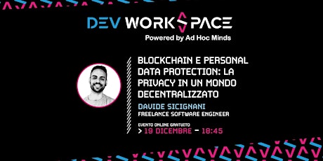 Hauptbild für Blockchain e Personal Data Protection: Privacy in un mondo decentralizzato