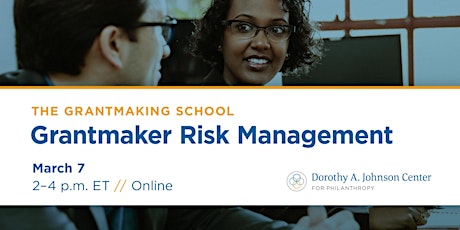 Imagem principal do evento Grantmaker Risk Management
