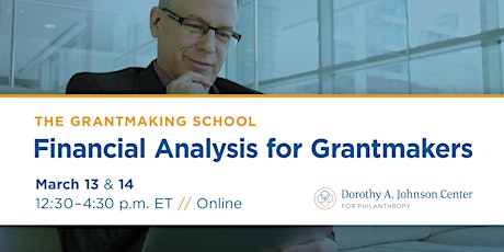 Financial Analysis for Grantmakers primary image