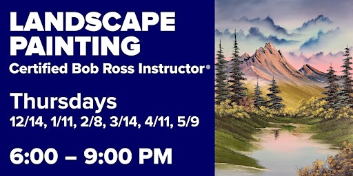 Imagen principal de Landscape Painting with Certified Bob Ross Instructor® Wes Day