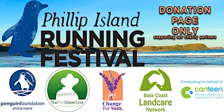 Phillip Island Running Festival CHARITY DONATION PAGE primary image