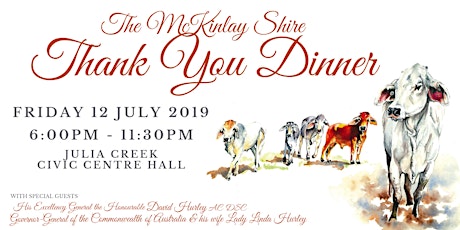 McKinlay Shire Thank You Dinner primary image