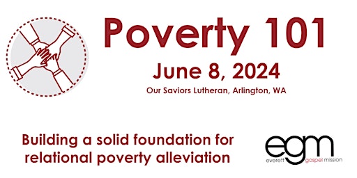 Imagem principal de Everett Gospel Mission Poverty 101 Class @  Our Saviour's Lutheran Church