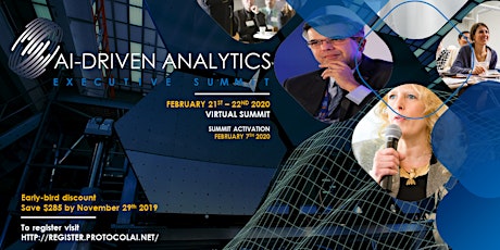 AI-Driven Analytics Executive Summit | 2020 primary image
