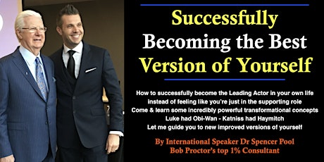 Seminar by Dr Spencer Pool - Successfully becoming the best version of yourself primary image