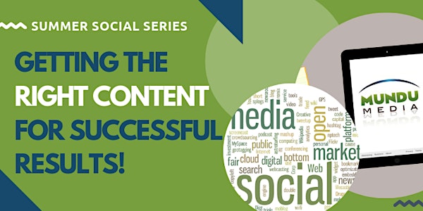 Getting the right content for successful results!